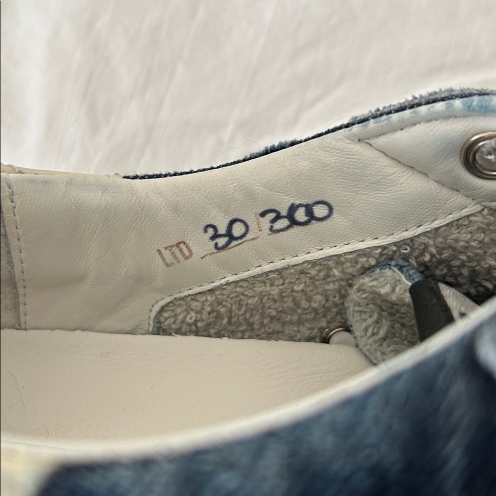 GoldenGoose SuperStar Sneaker size 42 EUC. Denim,Leather Limited Edition #30/300 - Picture 7 of 16